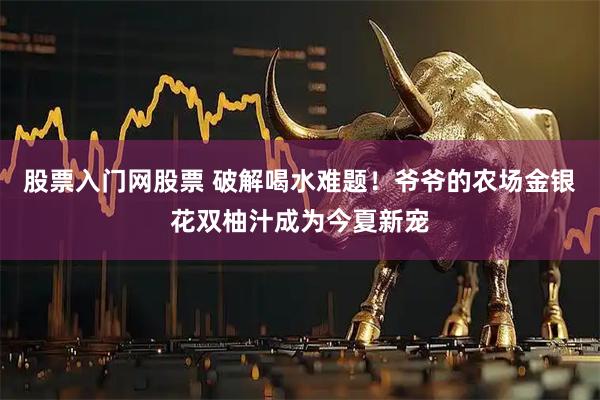 股票入门网股票 破解喝水难题！爷爷的农场金银花双柚汁成为今夏新宠
